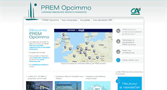 Desktop Screenshot of ca-premopcimmo.fr