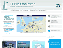 Tablet Screenshot of ca-premopcimmo.fr